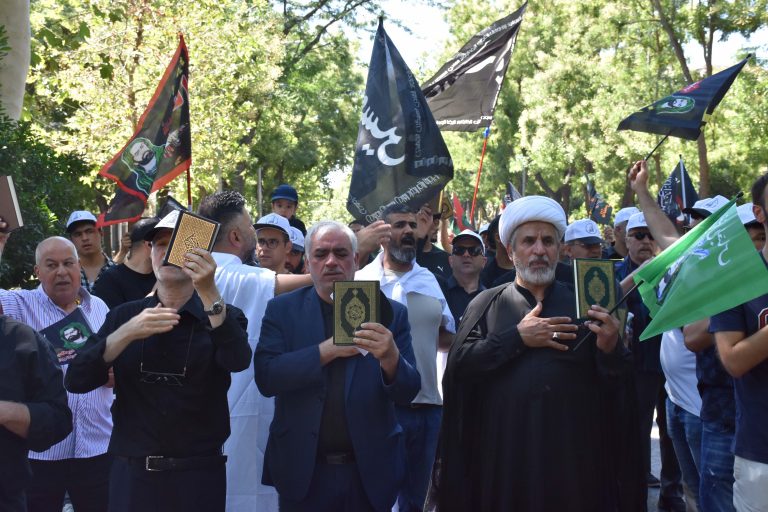 La comunidad chií de Madrid realizó la marcha de Ashura, organizada por la Fundación Alulbeyt
